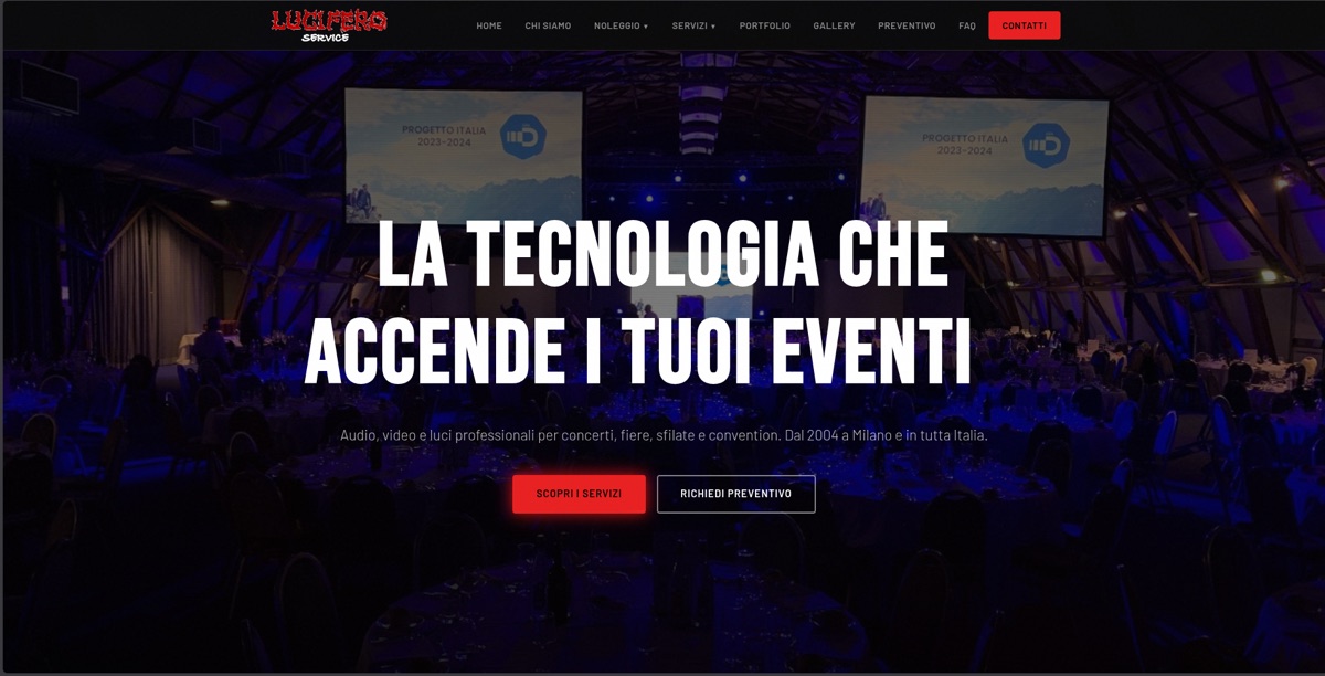 Lucifero Service - copertina progetto